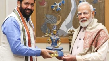 India News | Nayab Singh Saini Meets PM Modi, Briefs on Haryana's Infrastructure Development