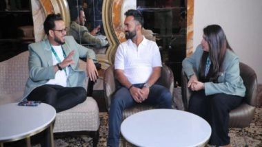 Business News | Dinesh Karthik, Shazi Ahmad, Dr. Rashid Khan Present at the Press Conference of (T10-STCL) T10 Super Tennis Cricket League in Mumbai