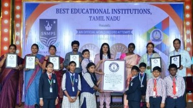 Business News | Best Educational Institutions Celebrates 40 Years with a Remarkable Elite World Records Achievement