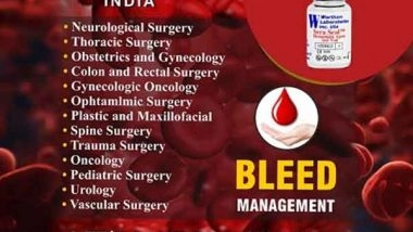 Business News | Primary Hemostatic Agent SeraSeal™ Approved Under NK-48 CMCHiS Scheme by Tamilnadu Government