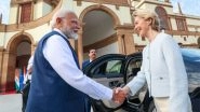 World News | India is Pillar of Certainty for Europe in Increasingly Uncertain World: EU Chief Ursula Von Der Leyen