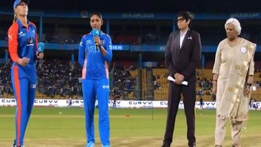 Sports News | WPL: Delhi Capitals Win Toss, Opt to Bowl Against Mumbai Indians