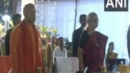 India News | UP CM Adityanath Attends Dinner Hosted by Governor Anandiben Patel