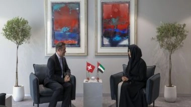 World News | Latifa Bint Mohammed Meets with Ambassador of Swiss Confederation to UAE