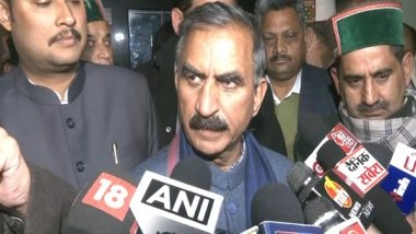 India News | No Funds Being Used for Sukh Ashray Scheme: Himachal CM Lashes out at BJP's Jai Ram Thakur