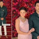 Alia Bhatt and Ranbir Kapoor Exude Elegance in Ethnic Couture at Aadar Jain and Alekha Advani’s Star-Studded Wedding (Watch Video)