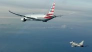 American Airlines Plane Bomb Hoax: Delhi-Bound Boeing 787-9 Dreamliner Flight From New York Escorted by Fighter Jets to Rome After &lsquo;Bomb Scare&rsquo; (See Pics and Video)