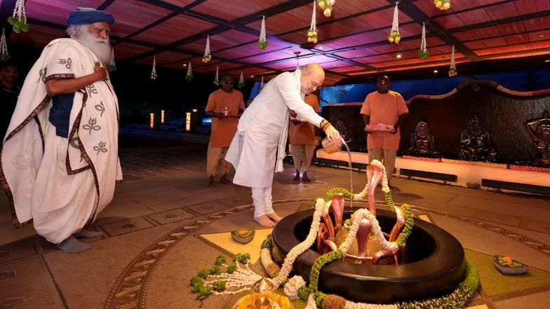 Amit Shah Says Isha Maha Shivratri Festival Is a Maha Kumbh of Devotion