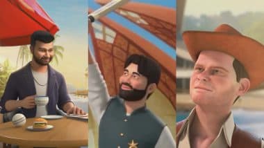 ICC Champions Trophy 2025 Latest Promo Released, Features Animated Avatars of Rohit Sharma, Steve Smith, Mohammad Rizwan And Others (Watch Video)