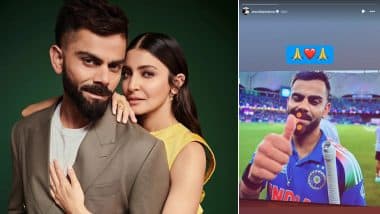 Anushka Sharma Posts Adorable Instagram Story for Virat Kohli After Star Batter's 51st ODI Century Helps India Beat Pakistan in ICC Champions Trophy 2025 (See Pic)