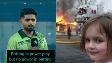 Babar Azam Funny Memes Go Viral As Pakistan Star is Dismissed After His Slow 64-Run Knock Off 90 Balls During PAK vs NZ ICC Champions Trophy 2025 Match