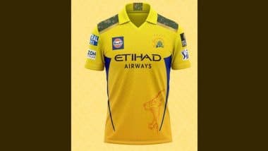 Chennai Super Kings Launch Official Match Jersey For IPL 2025: Here's How Fans Can Collect CSK Kit With MS Dhoni's Name On It Ahead of Indian Premier League Season 18