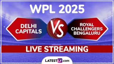 Delhi Capitals vs Royal Challengers Bengaluru WPL 2025 Free Live Streaming Online: Watch TV Telecast of DC-W vs RCB-W Women's Premier League T20 Cricket Match on Star Sports and JioHotstar Online