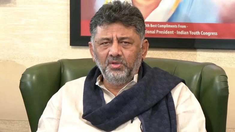 ‘Why Do I Need RCB? I Don’t Even Drink Royal Challenge’: Karnataka Deputy CM DK Shivakumar Denies Rumours of Buying IPL Franchise Royal Challengers Bengaluru (Watch Video)