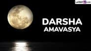 Darsha Amavasya 2025 Wishes: Send WhatsApp Messages, Greetings, HD Images, Quotes and Wallpapers To Mark No Moon Day