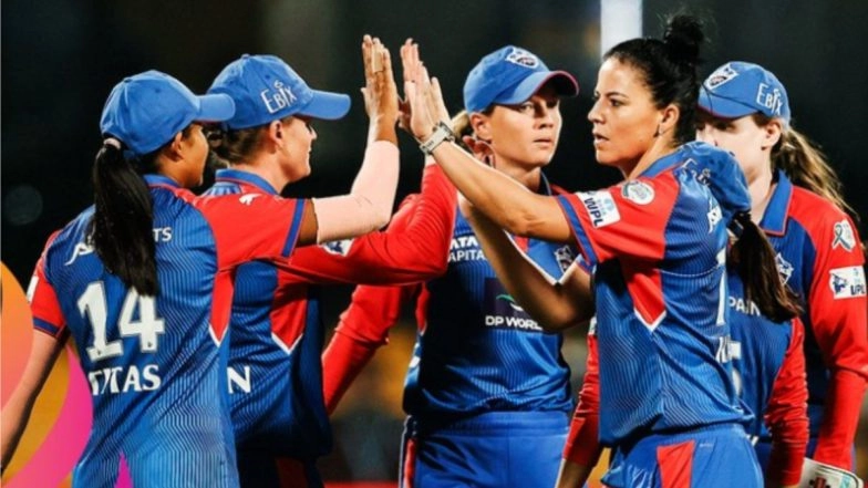 DC-W vs GG-W WPL 2025 Innings Update: Marizanne Kapp Leads Stellar Bowling Effort as Delhi Capitals Restrict Gujarat Giants to 127/9