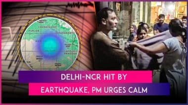 Earthquake in Delhi-NCR: 4.0 Magnitude Quake Jolts National Capital Region, Residents Rush Out of Their Homes in Panic