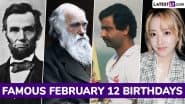 Famous Birthdays and Birth Anniversaries on February 12: Abraham Lincoln, Charles Darwin, Gundappa Viswanath and Park Bo-young – Know About Personalities Born on February 12