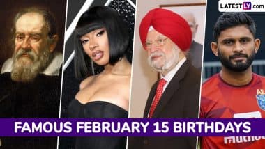 February 15 Birthdays and Birth Anniversaries: Know About Famous People Born on February 15