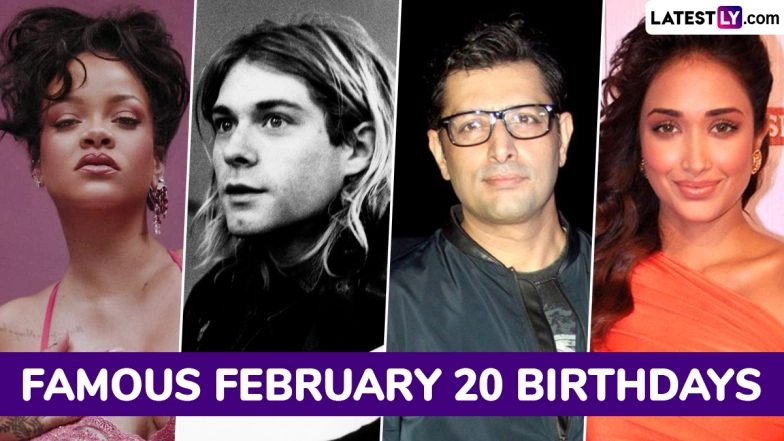 Famous Birthdays on February 20: Rihanna, Kurt Cobain, Priyanshu Chatterjee and Jiah Khan &ndash; Know About Influential Figures Born on February 20