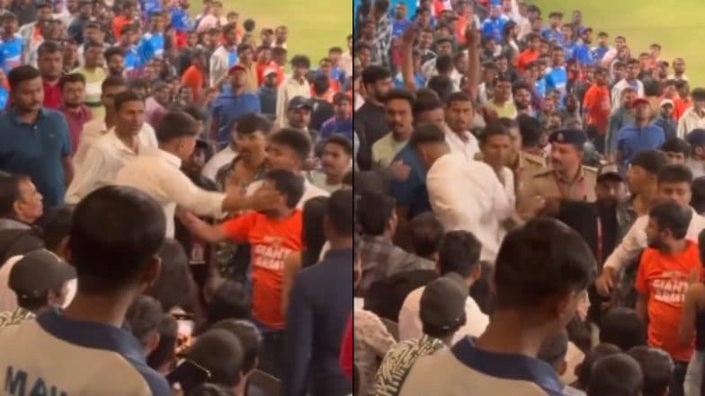 Fans Spotted Quarrelling at BCA Stadium During GG-W vs RCB-W WPL 2025 Match, Video Goes Viral