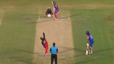 Georgia Wareham Takes Two Wickets in One Over, Removes Sarah Bryce and Radha Yadav During DC-W vs RCB-W WPL 2025 Match (Watch Video)