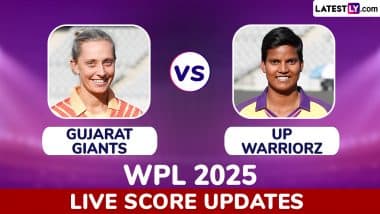 Gujarat Giants vs UP Warriorz WPL 2025 Live Score Updates