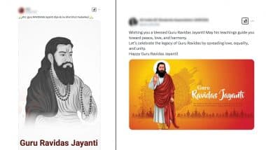 Guru Ravidas Jayanti 2025 Greetings and Messages: Netizens Share Wishes, Quotes, HD Wallpapers and Images To Celebrate Birth Anniversary of Revered Saint