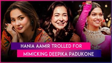 Pakistani Actress Hania Aamir Faces Backlash From Netizens for Recreating Deepika Padukone’s Iconic Entry Scene From ‘Om Shanti Om’