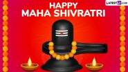 Mahashivratri 2025 Wishes, Greetings and Lord Shiva Images: Send Happy Maha Shivratri Messages With These HD Wallpapers and GIFs