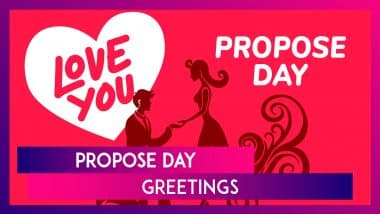 Happy Propose Day 2025 Greetings, Romantic Quotes and Messages To Send on Valentine Week