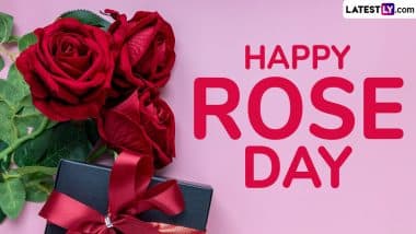 Rose Day 2025 Wishes for Husband and Wife: Share Romantic Greetings, Love Quotes, HD Images, Wallpapers and Heartfelt Messages With Your Valentine