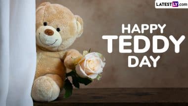 Teddy Day 2025 Images and HD Wallpapers for Free Download Online: Happy Teddy Day Wishes, Quotes, WhatsApp Status and SMS To Share on Valentine Week Day 4