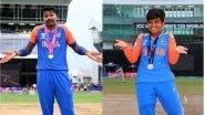 Hardik Pandya Reacts as Bhavika Ahire Imitates His Viral Celebration After India's ICC U19 Women's T20 World Cup 2025 Title Win (See Instagram Story)