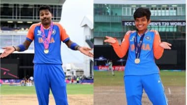 Bhavika Ahire Does Iconic Hardik Pandya’s Celebration After Winning ICC U19 Women’s T20 World Cup 2025 (See Pic)