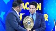 Sachin Tendulkar Wins Prestigious Col CK Nayudu Lifetime Achievement Award at BCCI Awards 2025 (Watch Video)