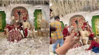 Rude, Much? Pakistani Groom Says ‘Please Keep Your Kids With You and Don’t Ruin Our Shoot,’ Seen Hitting a Boy Who Pocketted Some Quick Cash in Viral Video