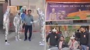 Delhi Assembly Elections 2025: &lsquo;Astronauts&rsquo; Assist Voters at Unique Space-Themed Polling Booth in Vikaspuri; Video Goes Viral