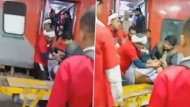 Stampede-Like Situation at New Delhi Railway Station: 15 People Injured in Incident, 4 Fire Tenders Rushed To Spot (Watch Video)