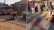 Medchal Shocker: Man Brutally Stabbed to Death in Broad Daylight in Hyderabad As Onlookers Gasp in Horror; Disturbing Video Surfaces