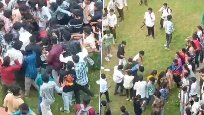 Visakhapatnam: Junior Student Brutally Beaten With Iron Rod by Seniors at Duvvada Vigyan Engineering College Fest, Video Surfaces