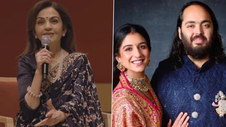 ‘Fought Obesity Throughout His Life’: Nita Ambani Opens Up About Son Anant Ambani’s Weight Struggle and Finding His Soulmate Radhika Merchant in Emotional Speech (Watch Video) | 🛍️ Morning Tidings