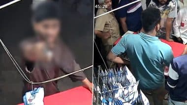 Ulhasnagar Railway Station Attack: 2 Youths Attempt To Stab Mobile Shopkeeper, Vandalise Store After Argument; Probe Launched After Video Goes Viral