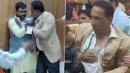 Jaipur: Punches, Kicks Fly As Party Workers Clash Over Welcoming Rajasthan BJP State President Madan Rathore at Minority Wing Meeting; Video Surfaces