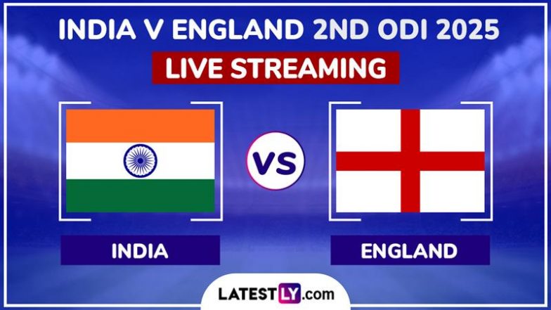 India vs England Free Live Streaming Online, 2nd ODI 2025: How To Watch IND vs ENG Cricket Match Live Telecast on TV?