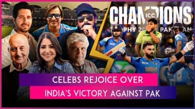 IND vs PAK: Anushka Sharma, Mira Rajput, Javed Akhtar & Other Celebs Rejoice As India Beats Pakistan in CT 2025