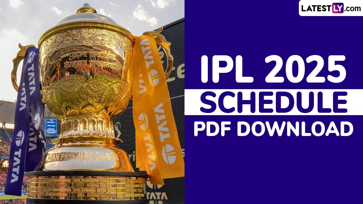 Usfijitimes IPL 2025 Full Schedule, Free PDF Download Online Get Fixtures, Time Table With