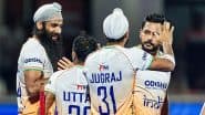 India Men's National Hockey Team Defeats Ireland 3-1 in FIH Pro League 2024-25 Encounter; Sukhjeet Singh, Jarmanpreet Singh and Mandeep Singh Score As Harmanpreet Singh and Co Secure Third Victory