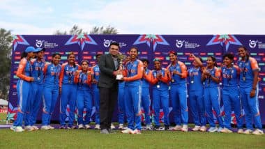 BCCI Announces INR 5 Crore Prize Money for India's ICC U19 Women's T20 World Cup 2025 Winning Squad and Support Staff