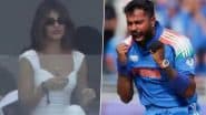 Jasmin Walia Confirms Dating Hardik Pandya? Singer Blows Kisses From Stands at IND vs PAK Match in Dubai (See Viral Pic and Video)